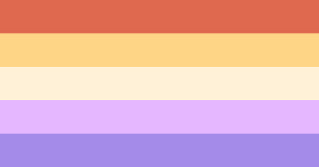 5 Stripe Nonbinary Lesbian Flag