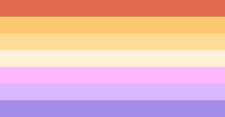 7 Stripe Nonbinary Lesbian Flag